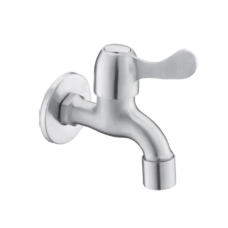Кран для холодной воды Zerix BIB-001 из нерж. стали SUS304 (Упаковка Блистер)