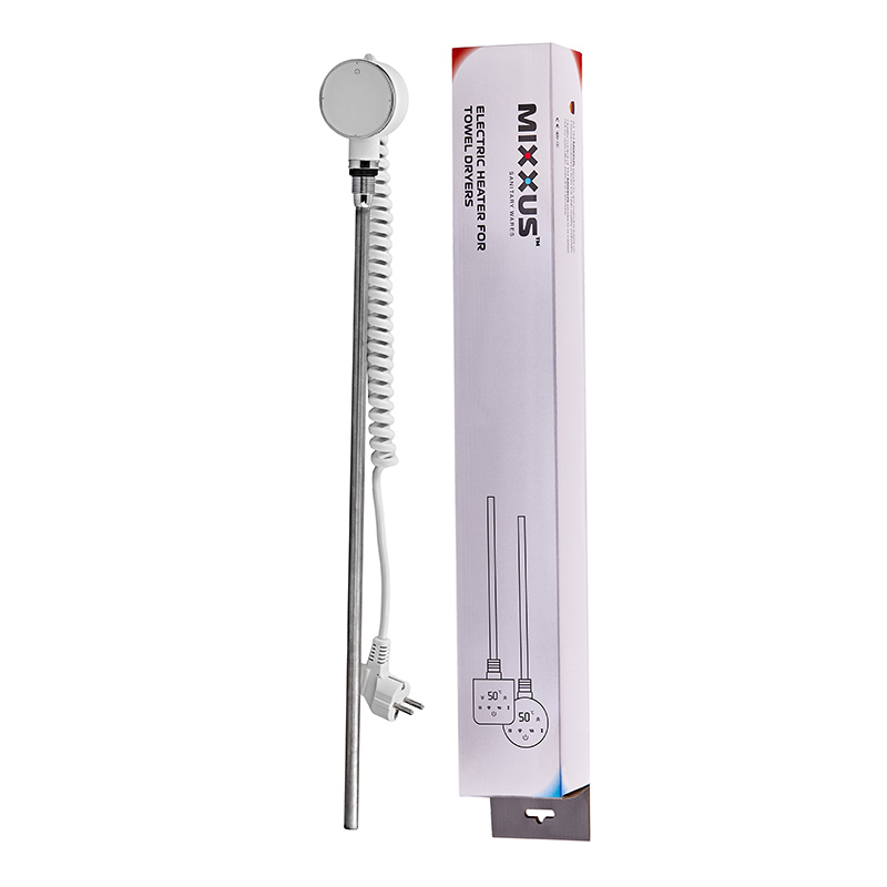 ТЭН электрический Mixxus TEH-0103 WHITE для полотенцесушителей 300W (цвет белый)