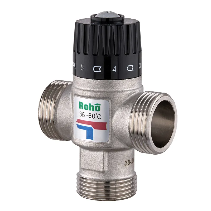 Клапан смесительный Roho R1207-100 - 1" ЗР термостатический (35-60*C)
