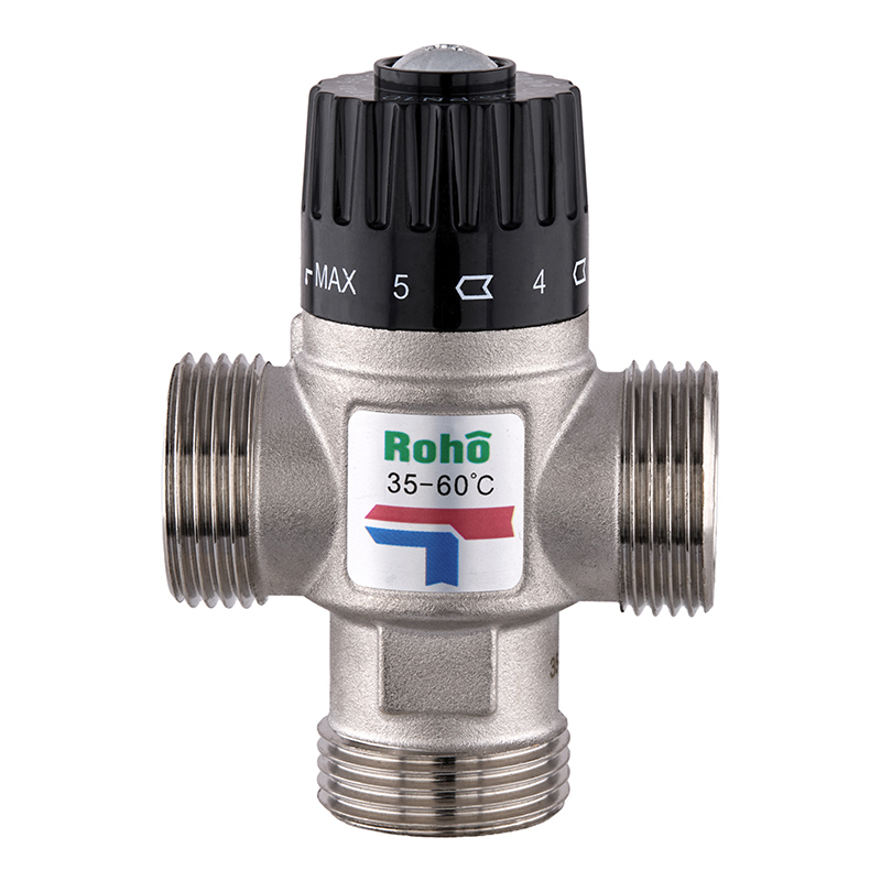 Клапан смесительный Roho R1207-100 - 1" ЗР термостатический (35-60*C)