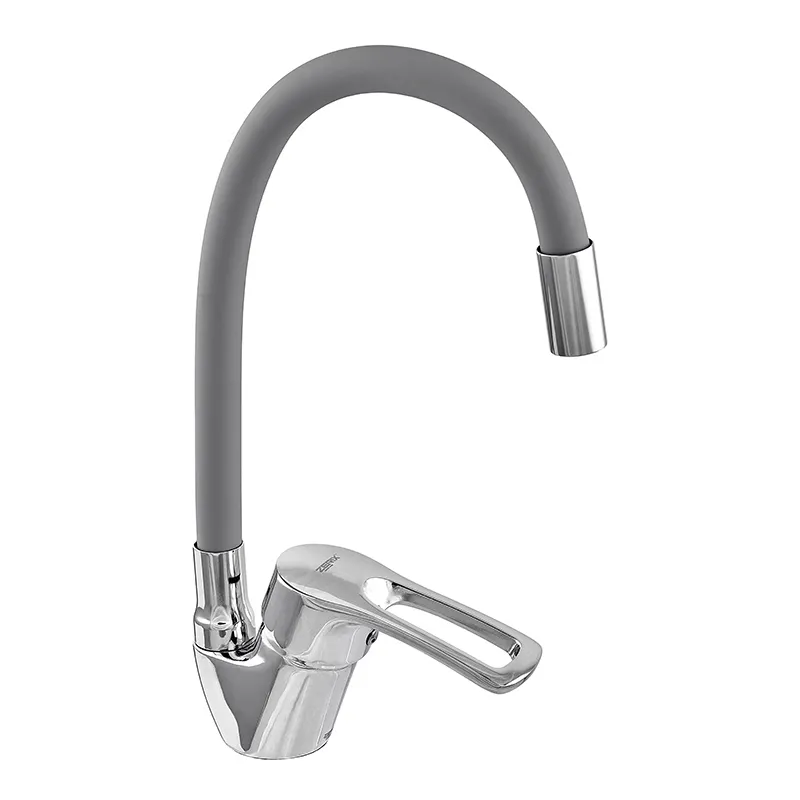 Смеситель для кухни Zerix YUB 181 Reflector Gray