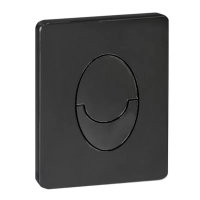 Панель смыва пластиковая Koer KT-0606-05 157x198x3mm, закругленная кнопка