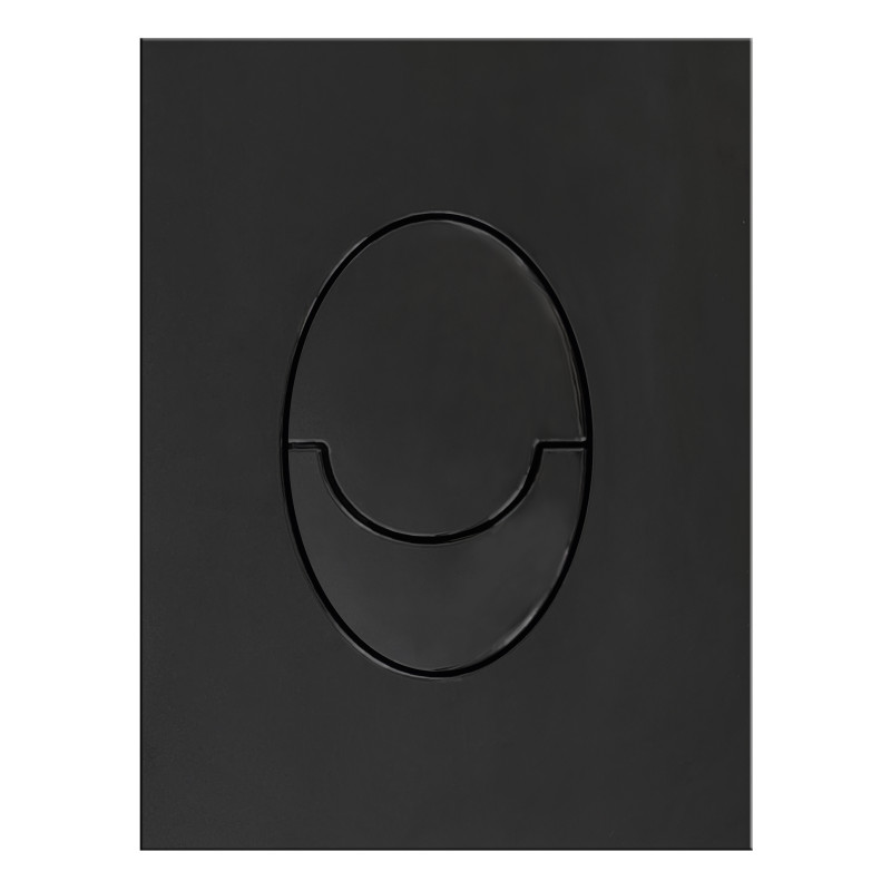 Панель смыва пластиковая Koer KT-0606-05 157x198x3mm, закругленная кнопка