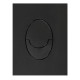 Панель смыва пластиковая Koer KT-0606-05 157x198x3mm, закругленная кнопка