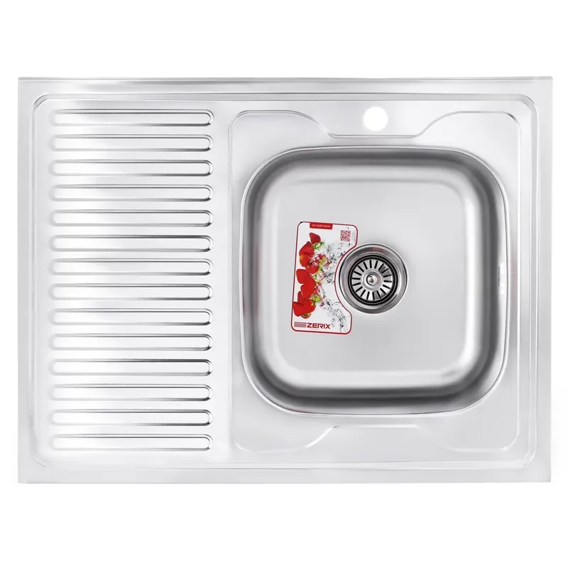 Мойка кухонная Zerix Z8060R-08-180MD (micro decor)