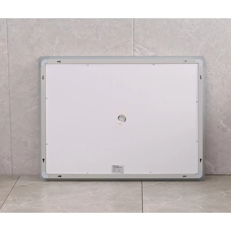 Зеркало Mixxus STYLE MR03-90x70 с Led Touch, Anti-fog, димером, регулятором яркости, часами (MI6007