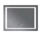Зеркало Mixxus STYLE MR03-90x70 с Led Touch, Anti-fog, димером, регулятором яркости, часами (MI6007