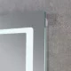 Зеркало Mixxus STYLE MR03-90x70 с Led Touch, Anti-fog, димером, регулятором яркости, часами (MI6007