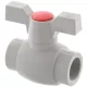 Кран шаровый PPR КШ Koer (бабочка) для горячей воды 25 (Koer K0182.PRO)