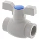 Кран шаровый PPR КШ Koer (бабочка) для горячей воды 25 (Koer K0182.PRO)