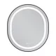 Зеркало Mixxus Premium ELLIPSE MV05-80x70-Reverse BLACK с Led Touch, Anti-fog, димером (3-6,5kK) (M