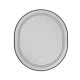 Зеркало Mixxus Premium ELLIPSE MV05-80x70-Reverse BLACK с Led Touch, Anti-fog, димером (3-6,5kK) (M