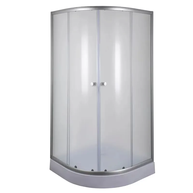 Душевая кабина с низким поддоном Mixxus PLAIN SCT02-100x100x195-FB SATIN матовое стекло 4мм (MI6897