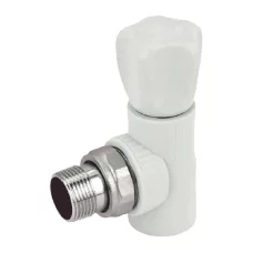 Вентиль радиаторный угловой PPR 25x3/4 (Koer K0168.PRO)