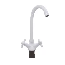 Смеситель для кухни Plamix Pablo-275 White (без подвода)
