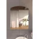 Зеркало настенное Zerix ALIVE MRZ01-60x80 прямоугольное с дугообразным верxом