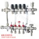 Коллектор со встроенным смесит. узлом Koer KR.S1013-4 1"х4 SUS304 и евроконусами 3/4-16