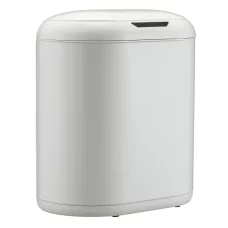 Мусорное ведро сенсорное овальное Mixxus Premium Topper-TC0112 White 12л цвет белый