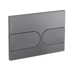 Панель смыва Koer KT-0604-07 240x160x10mm пластиковая, закругленная кнопка