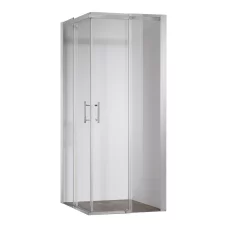 Душевая кабина без поддона Koer SR SC03-100x100x200-TR-01 прозрачное стекло Easy Clean 6мм, хром (K