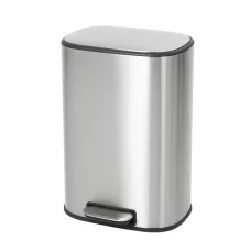 Мусорное ведро с плавным закрытием овальное Mixxus Premium Diverse-TC0112 SS Color 12л цвет нержаве