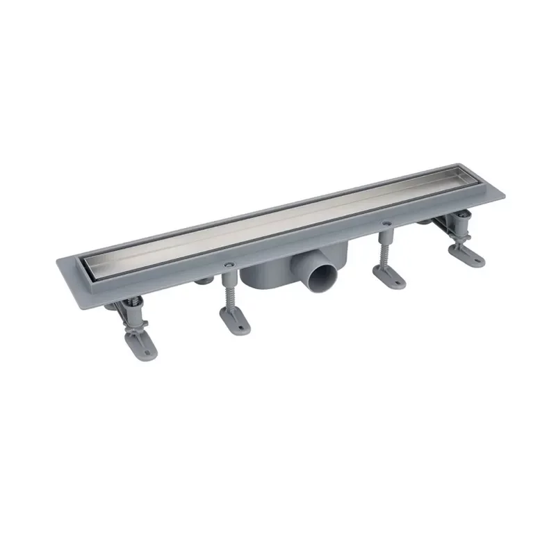 Душевой трап MIXXUS DRAIN-06-80 с пласт. основой и накладкой из нерж. стали 70x800мм