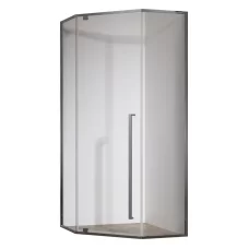 Душевая кабина без поддона Koer SR SC06-90x90x200-TR-07 прозрачное стекло Easy Clean 8мм, графит (K