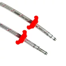 Гибкий подвод Koer KH-02-F1/2"xM10-1000 в силиконовой оболочке (пара)