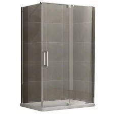 Душевая кабина без поддона Koer SR SC02-120x90x200-TR-01 прозрачное стекло Easy Clean 8мм, хром (KR