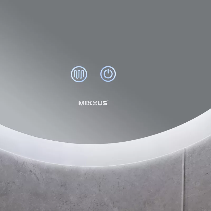 Зеркало Mixxus PLAIN MC11-60 с Led Touch, Anti-fog, димером, регулятором яркости