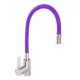 Смеситель для кухни Zerix LR74004-8 с фиолетовым гибким изливом