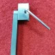 Шторки стеклянные на ванну Koer SR BS04-95x140-TR-07 прозрачное стекло 6мм, графит
