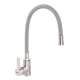 Смеситель для кухни Zerix LR74004-9 с серым гибким изливом