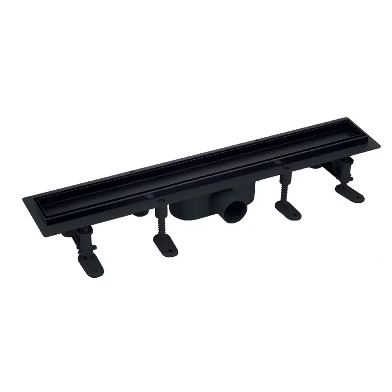 Душевой трап MIXXUS DRAIN-06-70 BLACK с пласт. основой и накладкой из нерж. стали 70x700мм