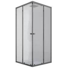 Душевая кабина без поддона Mixxus CUBIC SC01-90x90x185-TR GRAPHITE прозрачное стекло 4мм
