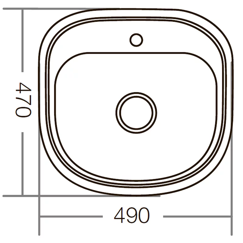 Мойка кухонная Zerix Z4947-08-180E (Satin)