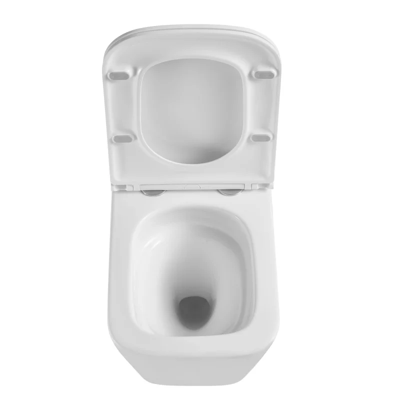Подвесной унитаз Mixxus Premium Quadro-0301-T3 490x340x360mm, система смыва TORNADO 3.0