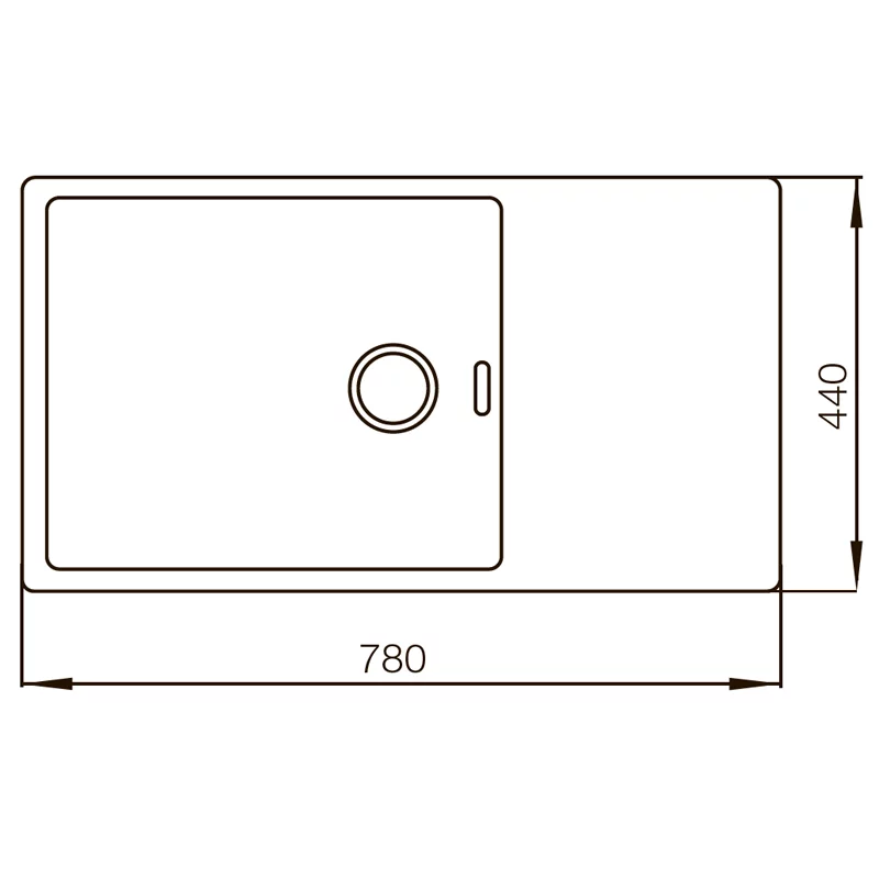 Мойка Mixxus MX7844-200x1.2-PVD-Bronze