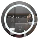 Зеркало Mixxus PLAIN MC02-80 с Led Touch, Anti-fog, димером, регулятором яркости, часами