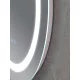 Зеркало Mixxus PLAIN MC02-80 с Led Touch, Anti-fog, димером, регулятором яркости, часами