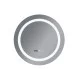Зеркало Mixxus PLAIN MC02-80 с Led Touch, Anti-fog, димером, регулятором яркости, часами
