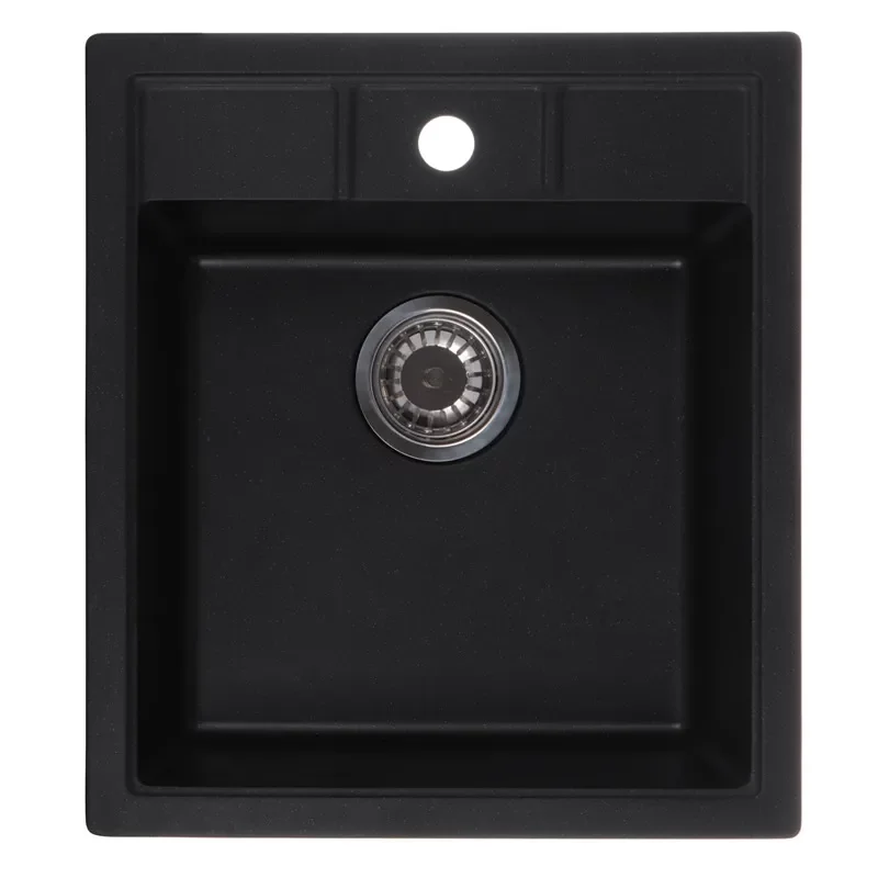 Мойка кухонная Zerix ZS-4651S-14 Черный металлик