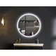 Зеркало Mixxus PLAIN MC10-80 с Led Touch, Anti-fog, димером, регулятором яркости, часами