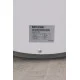 Зеркало Mixxus PLAIN MC10-80 с Led Touch, Anti-fog, димером, регулятором яркости, часами
