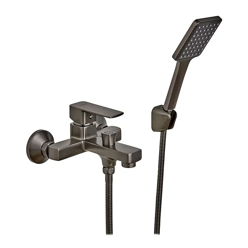 Смеситель для ванной Haiba Kubus 009 Euro Graphite