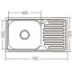 Мойка кухонная Zerix Z7642-08-180E (Satin)