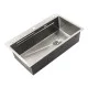 Мойка Zerix ZH7545-SET-05 NANO-SILVER (3.0/0.8) с нерж. стали, комплект (нержавейка)