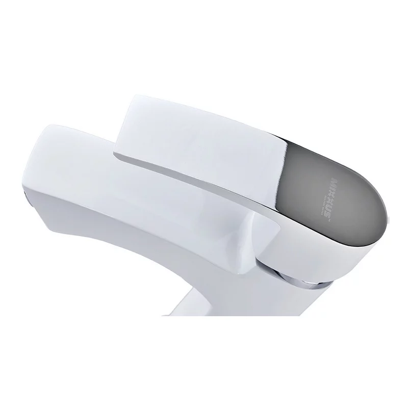 Смеситель для умывальника Mixxus Magnum 001 (Nut) White-Chrome