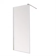 Душевая перегородка Mixxus Premium FLAT SP01-120x200-TR Chrome Walk-In прозрачное стекло 8мм (MI685