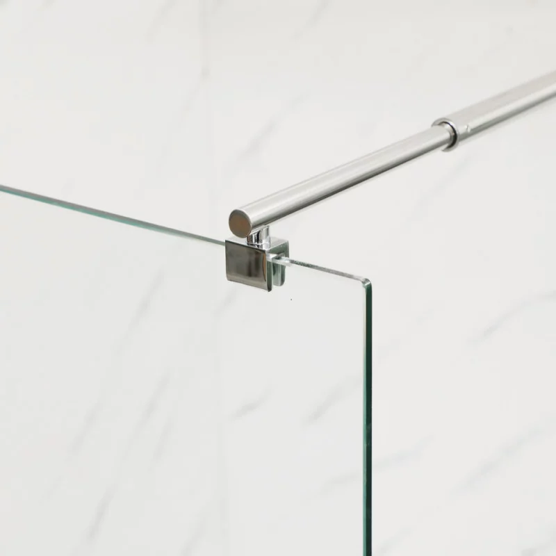 Душевая перегородка Mixxus Premium FLAT SP01-120x200-TR Chrome Walk-In прозрачное стекло 8мм (MI685